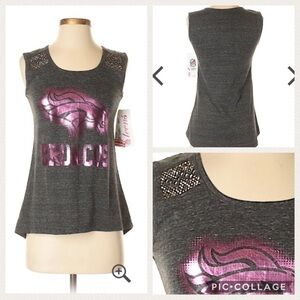 Denver Broncos Sleeveless Top NWT XS